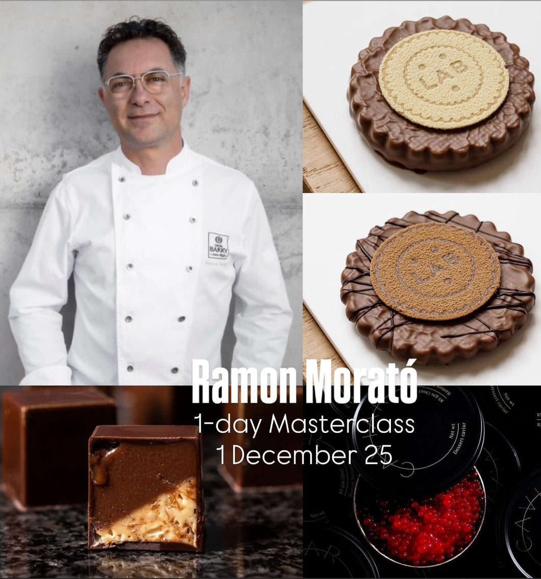西班牙甜點界最高榮譽MMAP得主  Ramon Morató 朱古力及甜點1日大師班 📲請 Whatsapp到 9847 2739 以便查詢/報名