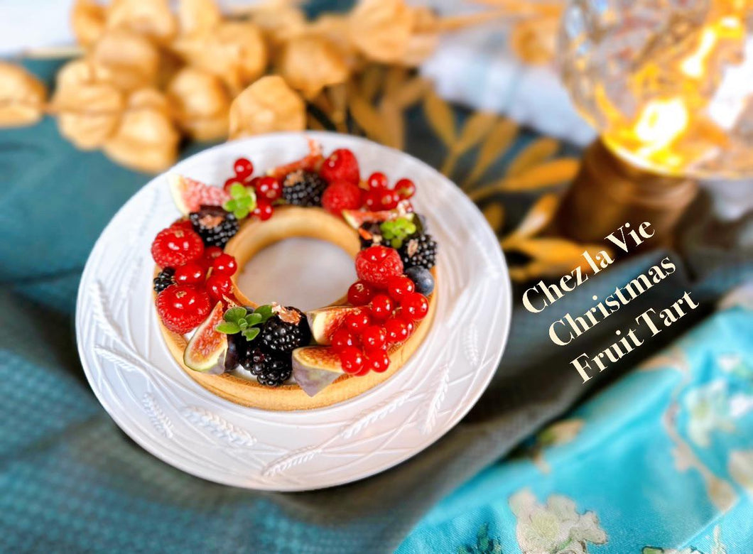 🎀 Chez la Vie 🎄🎊🍒Xmas Fruit Tart🥧 聖誕版新鮮生果撻🍓🎊🎄