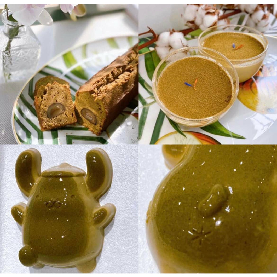🍂京都焙茶甘栗磅蛋糕&焙茶奶凍(panna cotta)🍂